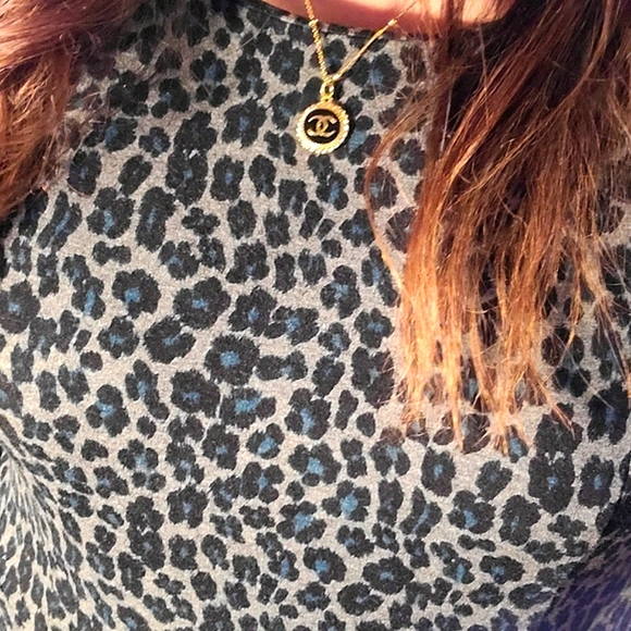 Talbots Animal print dress sz 14 - Picture 4 of 11